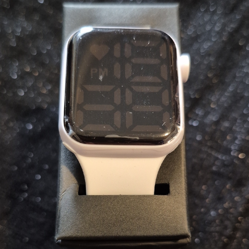 Avon White Digital Watch